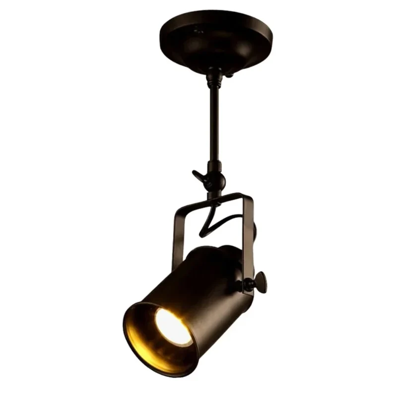 Spot Plafonnier Encastrable Industriel – Orientable, Edison Vintage