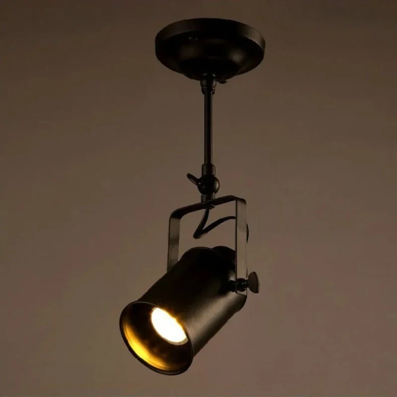 Spot Plafonnier Encastrable Industriel – Orientable, Edison Vintage