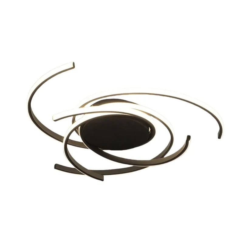 Plafonnier Led Moderne en Arc de Cercles