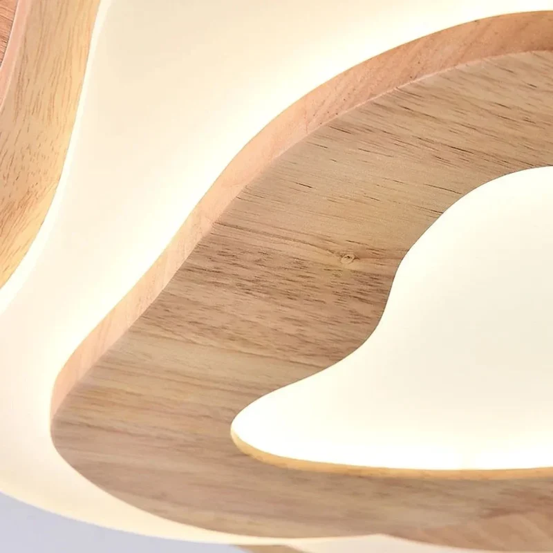 Plafonnier Led en Bois Nuage Botimi