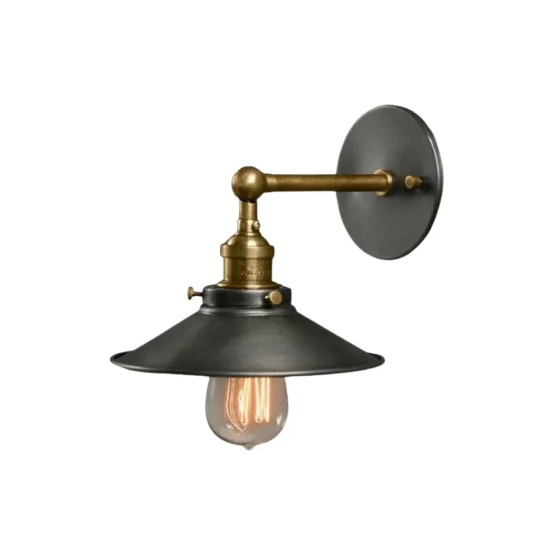 Applique Murale Bronze Industrielle – Style Années 20-30 Intemporel