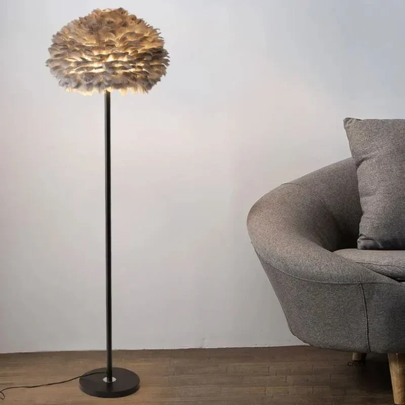 Lampadaires Nordique avec Led de Couleurs
