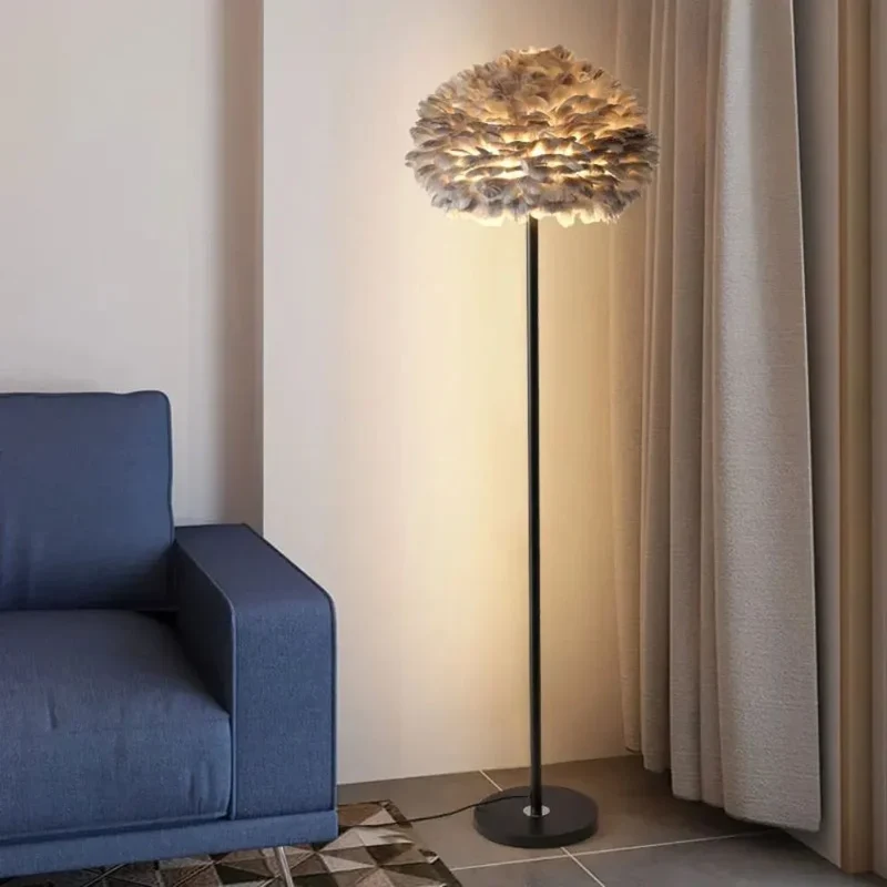 Lampadaires Nordique avec Led de Couleurs