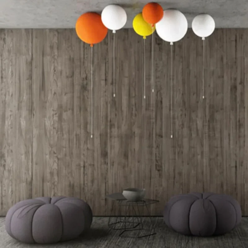 Plafonnier Ballon Coloré en Verre Home