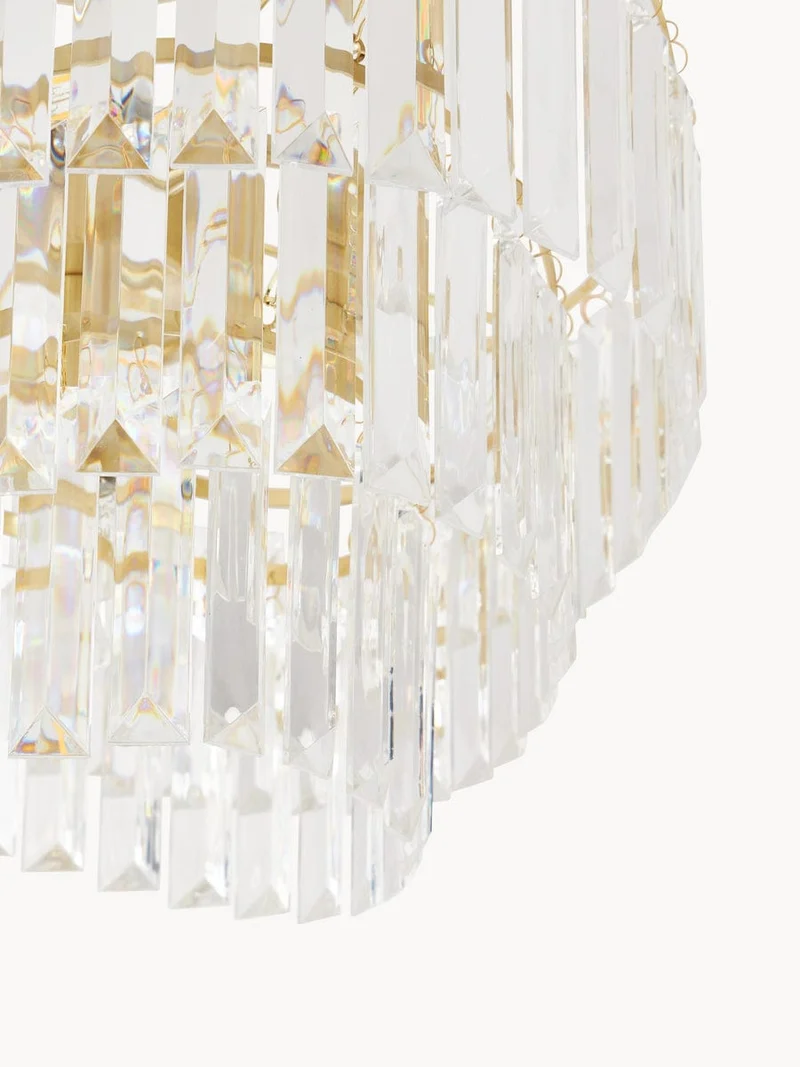 Petit plafonnier luminaire verre luxe