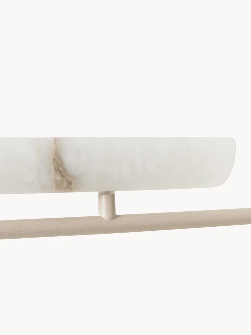 Lustre minimaliste blanc ilot