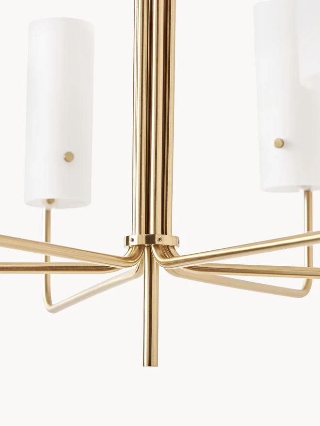 Lustre Blanc Chandelier pour Cuisine