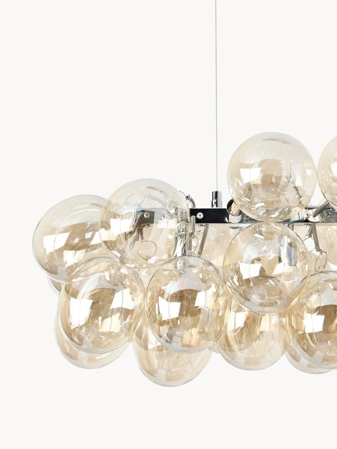 Lustre Salon Bulles Verre