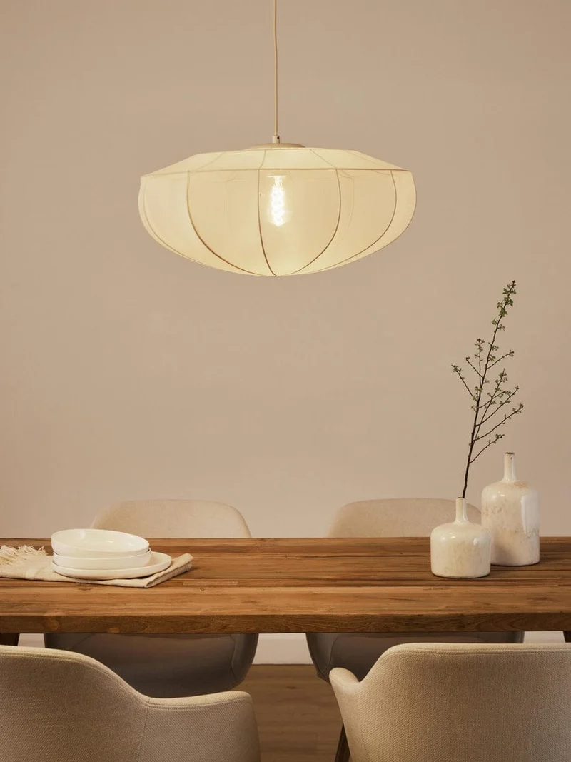 Suspension Tulle Blanche Chambre