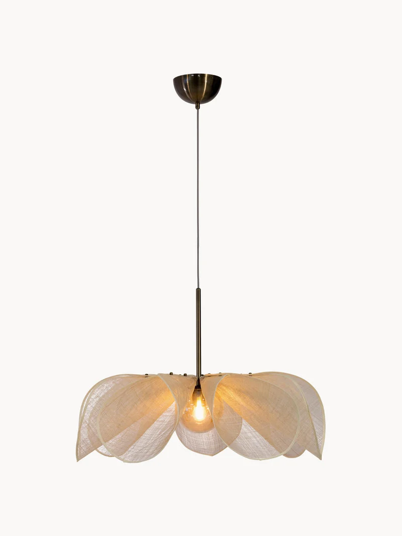 Suspension Luminaire Fibres Bananier