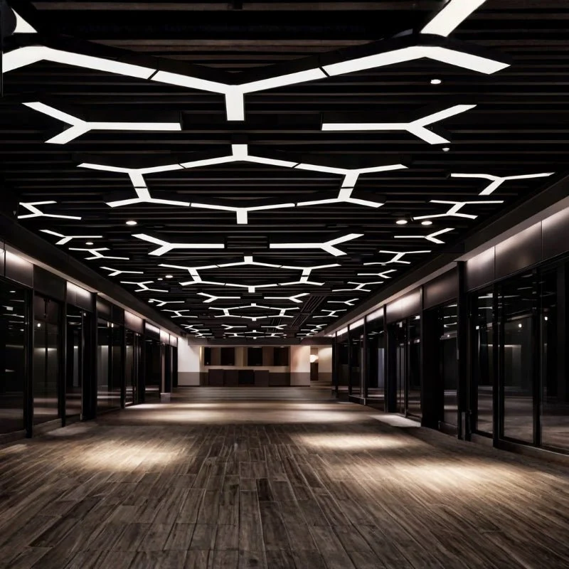 Suspension Linéaire LED 150cm 48W Interconnectable NOIR - Garantie 5 ans - Pack de 10