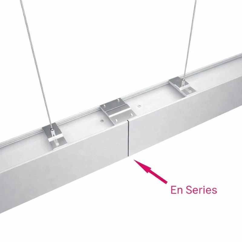 Suspension Linéaire LED 120cm 36W Interconnectable BLANC - Garantie 5 ans - Pack de 10