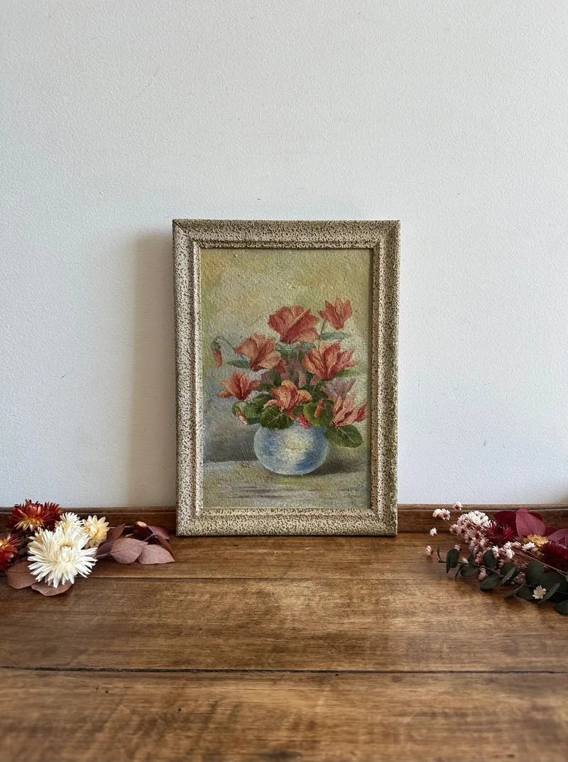 Bouquet de fleurs aquarelle sur canson