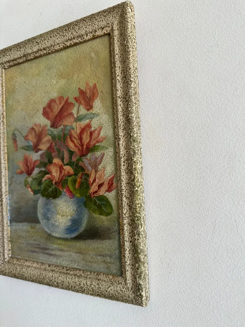 Bouquet de fleurs aquarelle sur canson