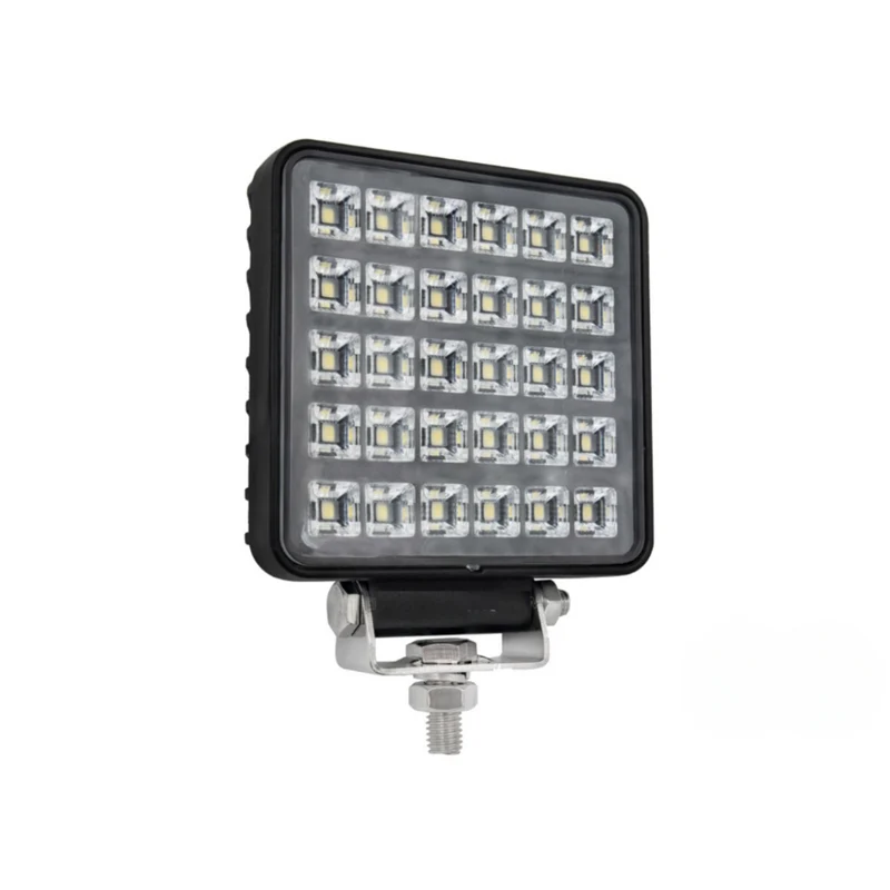 Lampe de travail LED carrée haut de gamme avec support en acier inoxydable / 30 W