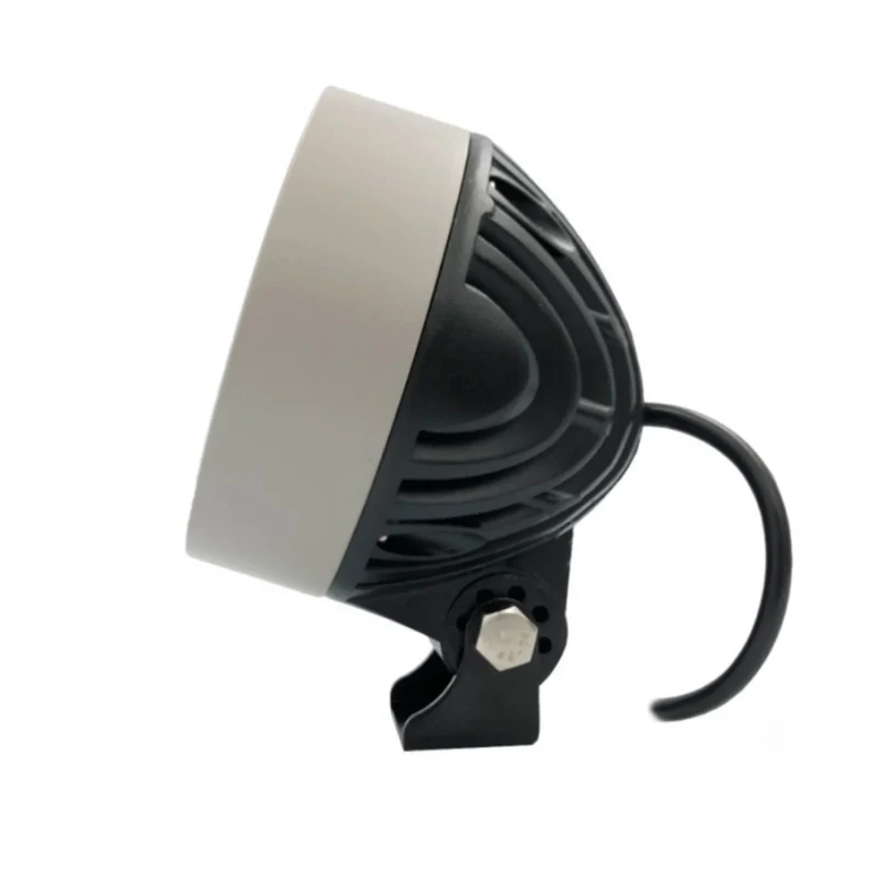 Lampe de travail ronde à LED grise style John Deere 40 W / 4000 XNUMX lumens