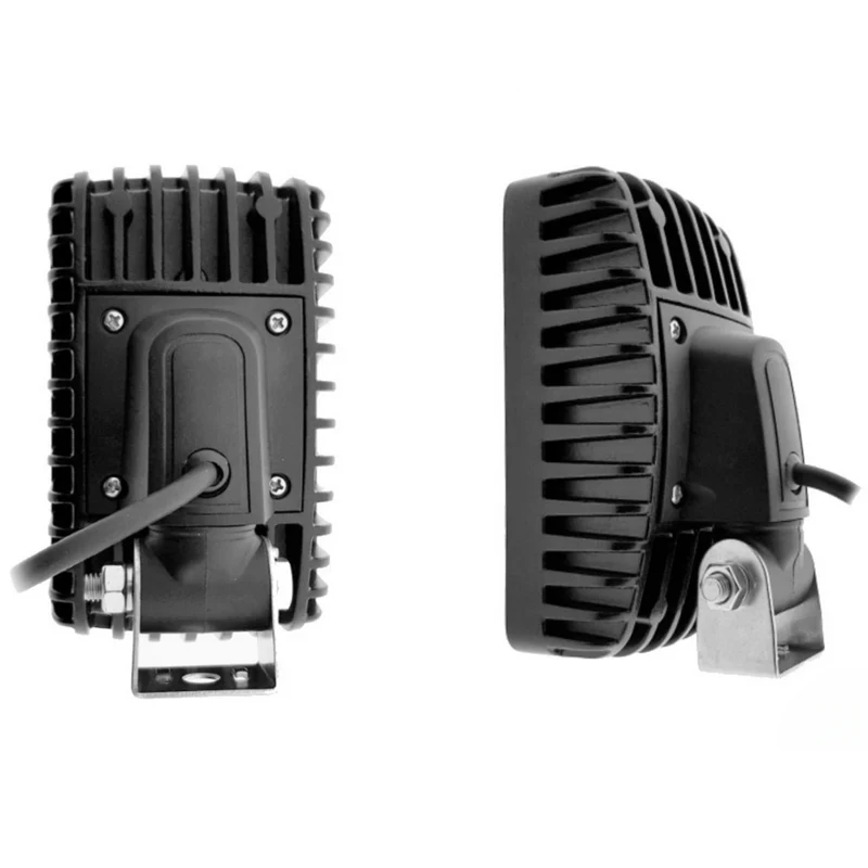 Lampe de travail LED rectangulaire avec support réglable en acier inoxydable / 40 W