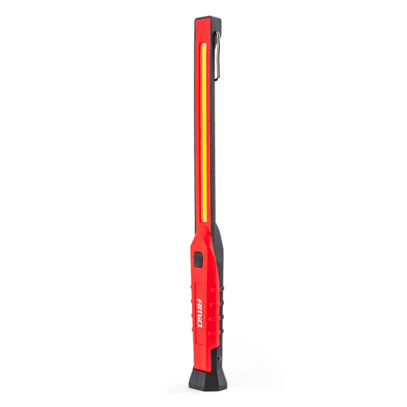 Lampe torche mince rechargeable avec aimant et crochet