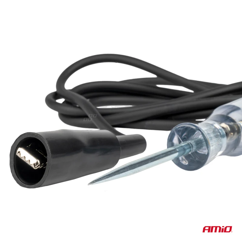 Testeur de circuit robuste avec pince crocodile / 6-24 V