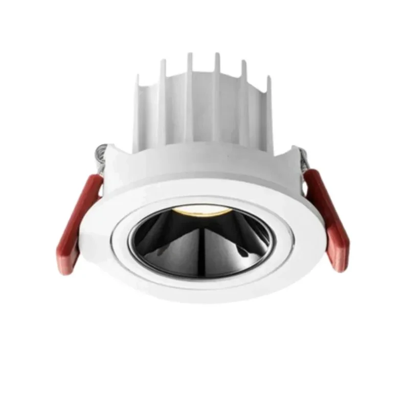 Spot Orientable LED Encastrable IP44 – 45°, Noir ou Blanc