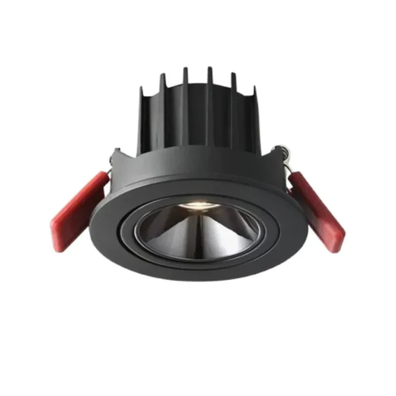 Spot Orientable LED Encastrable IP44 – 45°, Noir ou Blanc