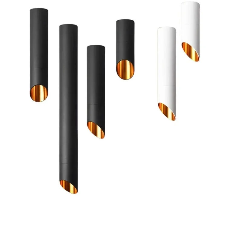 Spot Applique Tube LED – Noir ou Blanc, Ambiance Tamisée Chaleureuse