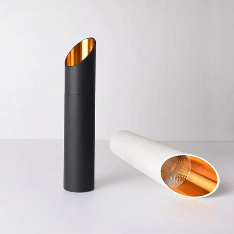 Spot Applique Tube LED – Noir ou Blanc, Ambiance Tamisée Chaleureuse