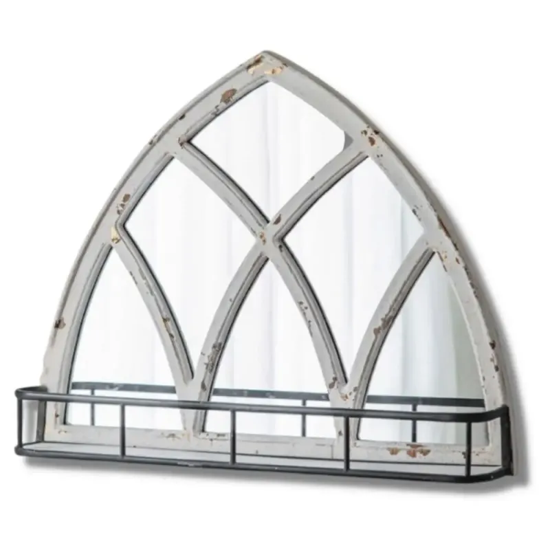 Miroir Industriel Étagère