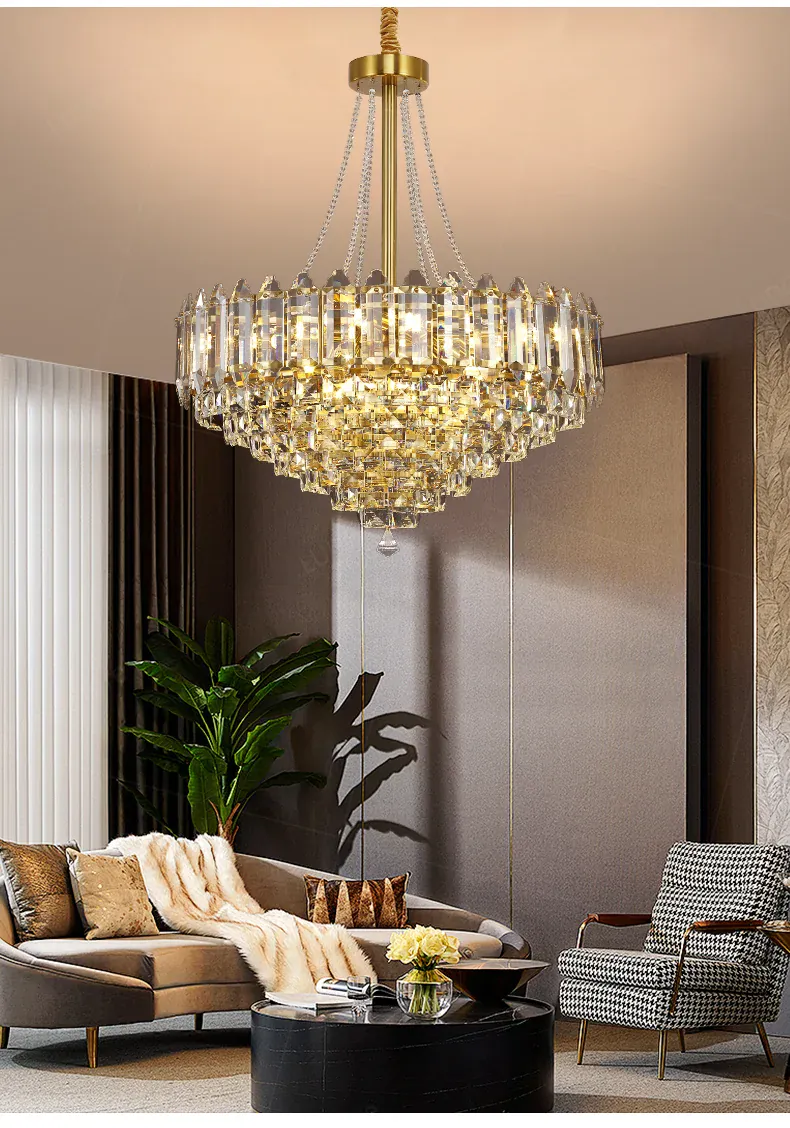 Lustre en Verre Style Luxe 1M