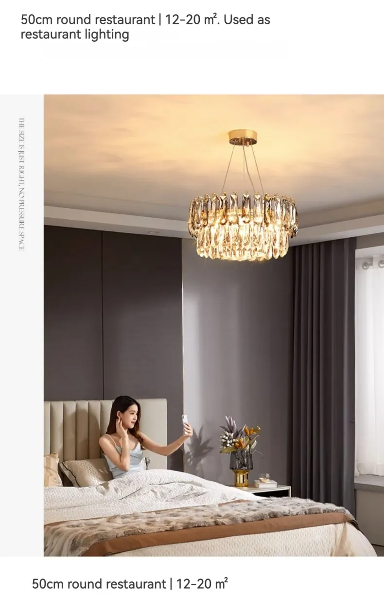 Lustre Moderne Design Italien Dimmable en Verre