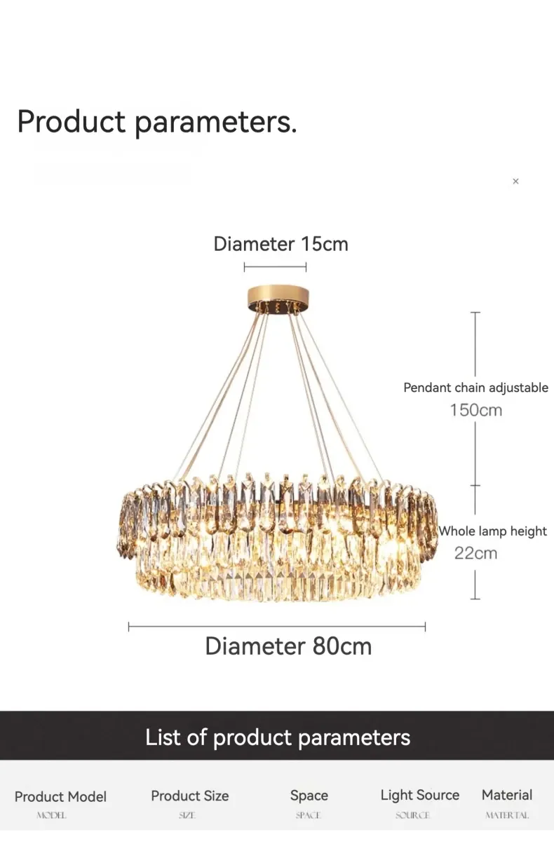 Lustre Moderne Design Italien Dimmable en Verre