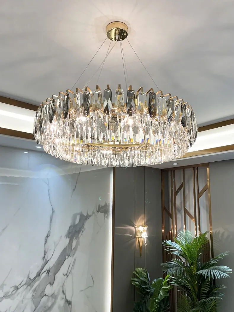 Lustre Moderne Design Italien Dimmable en Verre