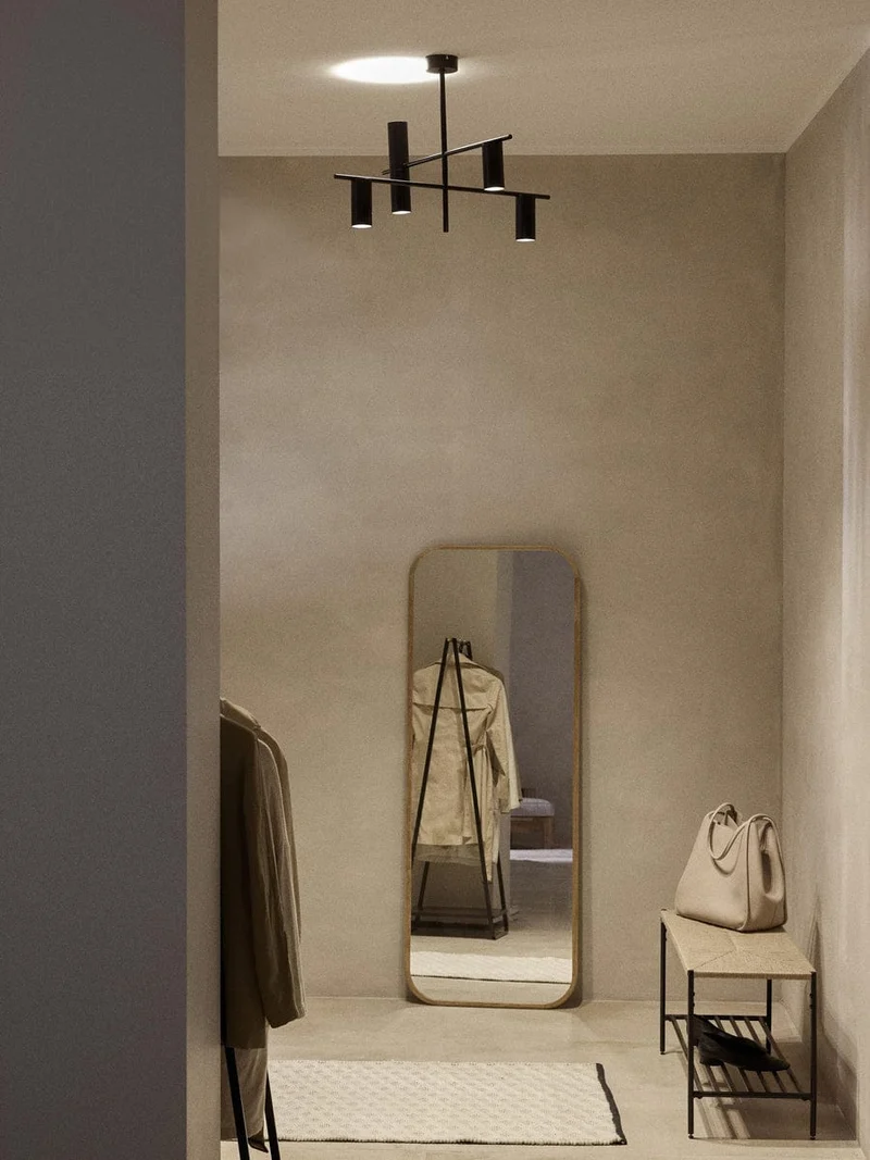 Plafonnier MÃ©tal Noir Design