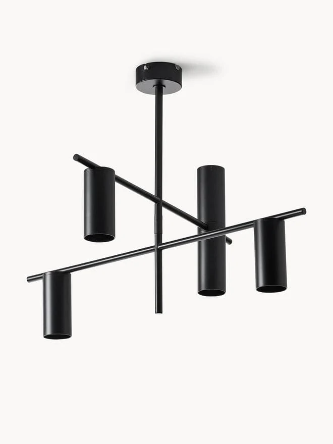 Plafonnier MÃ©tal Noir Design