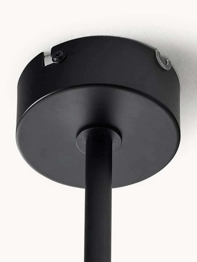 Plafonnier MÃ©tal Noir Design