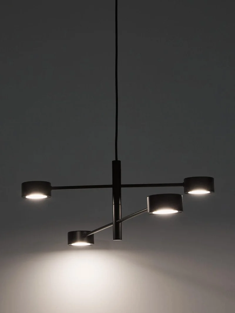 Lustre Acier Noir