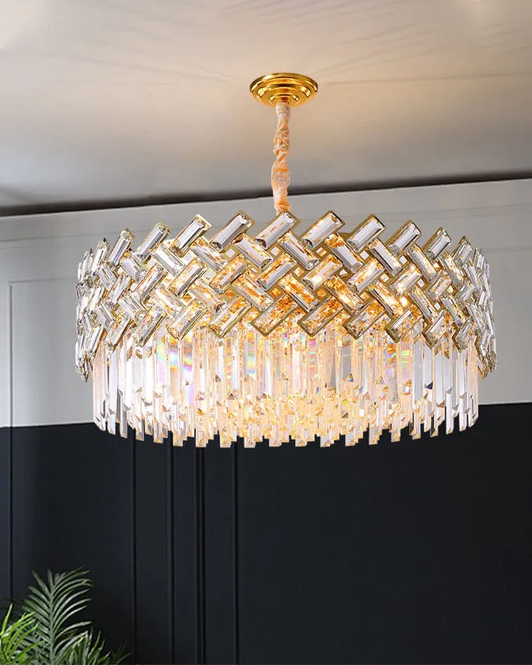Lustre LED Suspendu en Verre