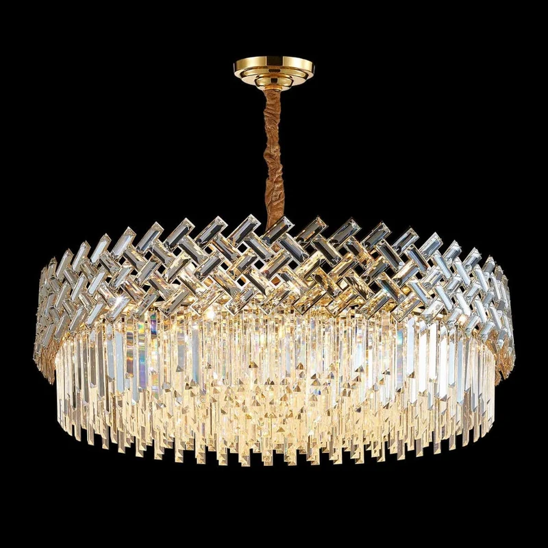 Lustre LED Suspendu en Verre