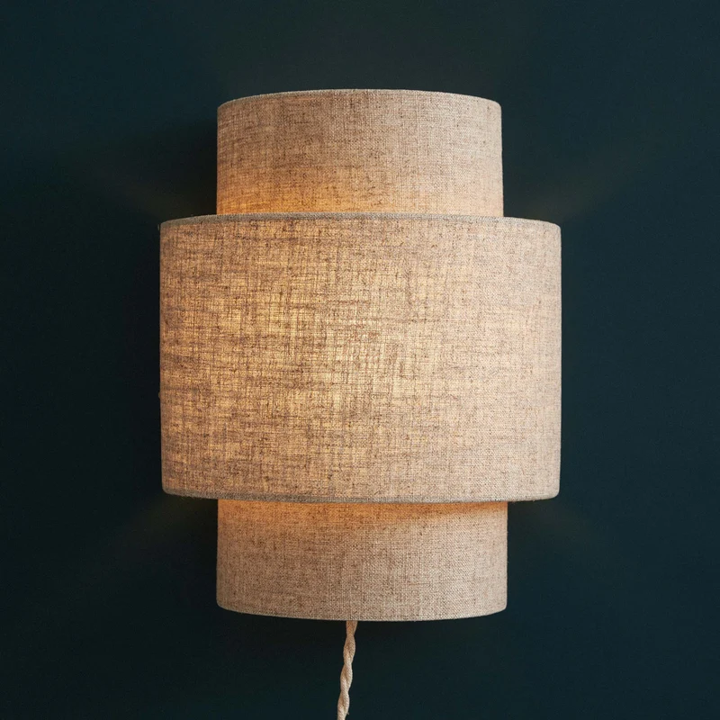 Applique Abat-jour en Lin