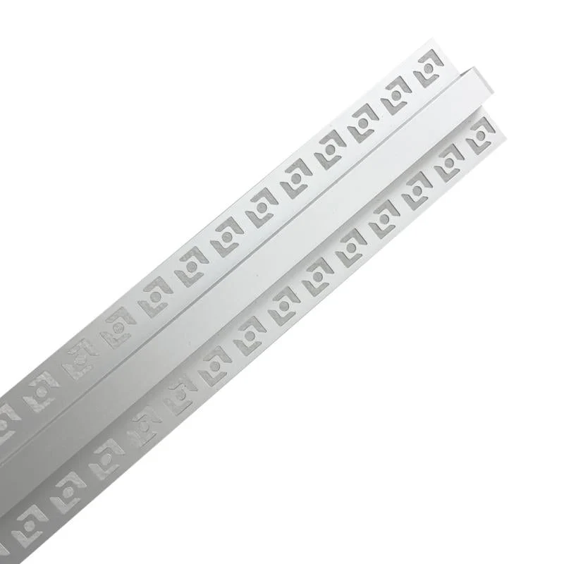 Profilé Aluminium Encastrable 2m pour Ruban LED Couvercle Blanc Opaque