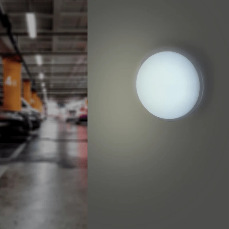 Applique LED Murale 20W Blanche Ronde IP65 - Pack de 10