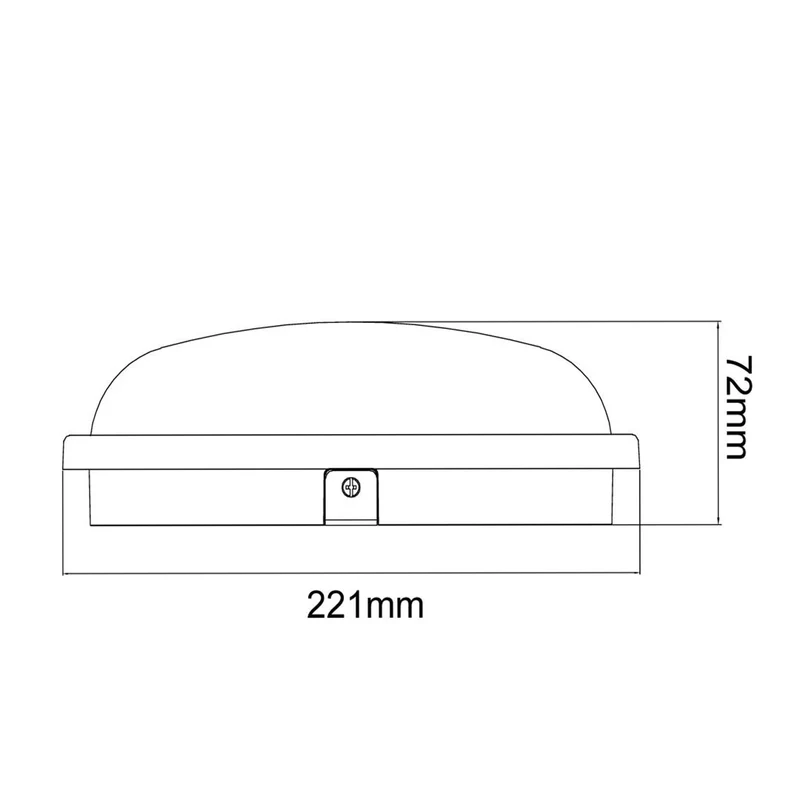 Applique LED Murale 20W Blanche Ronde IP65 - Pack de 10