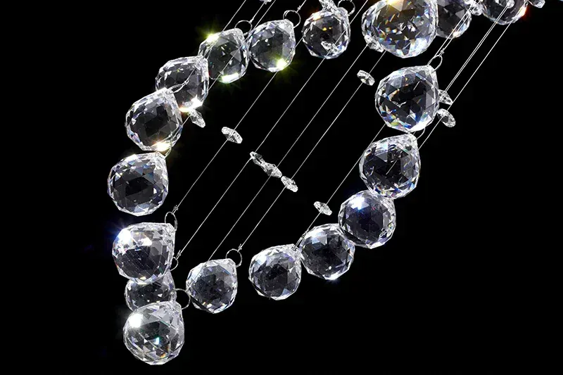 Lustre moderne LED suspendu pour escalier