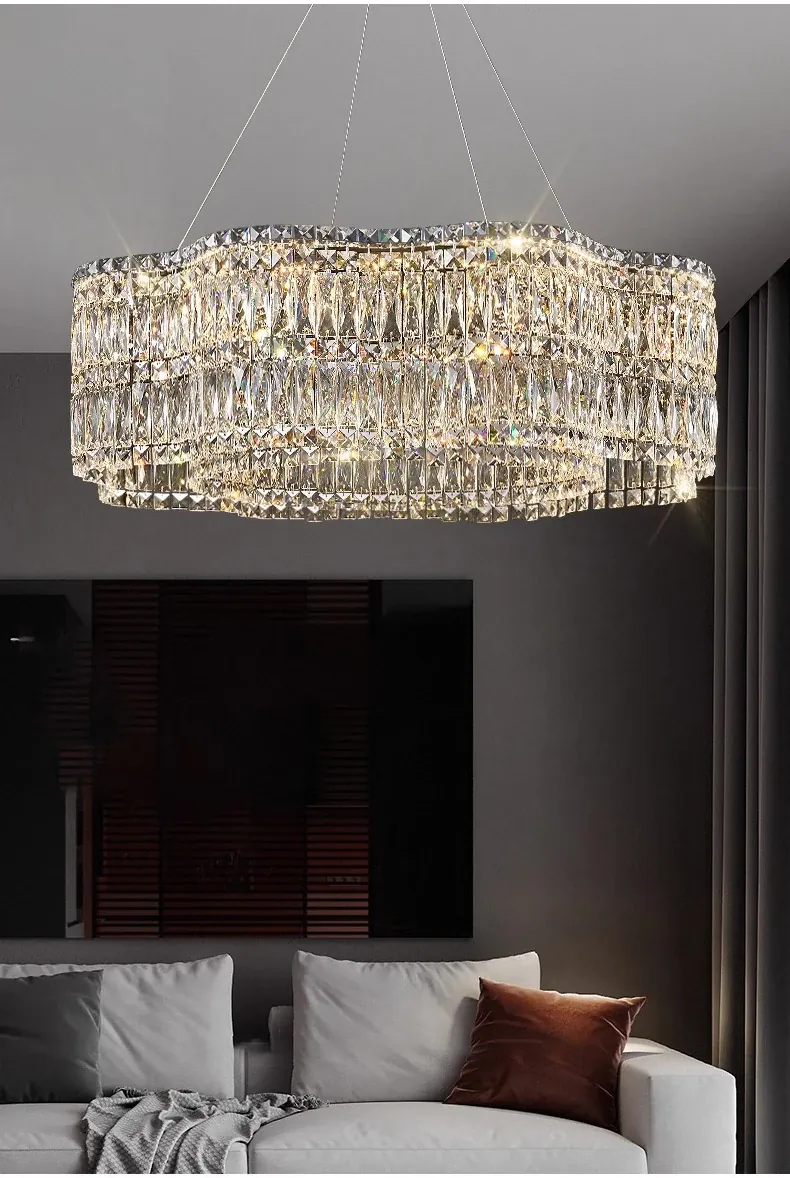 Lustre en verre design italien