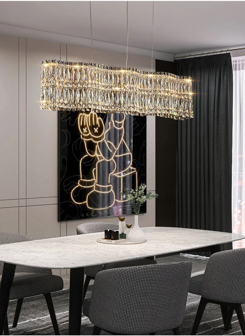 Lustre en verre design italien