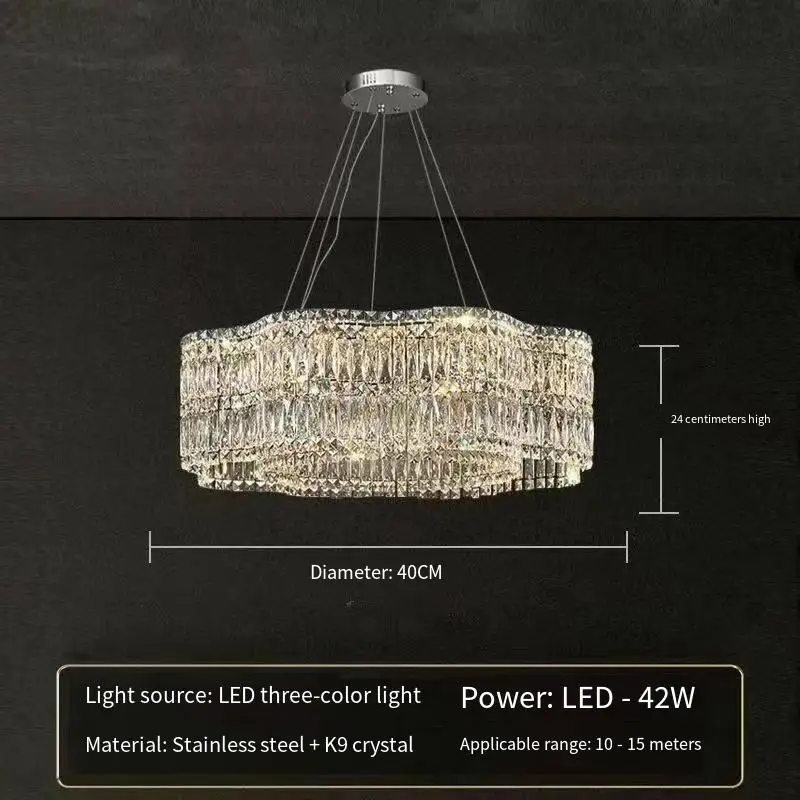 Lustre en verre design italien