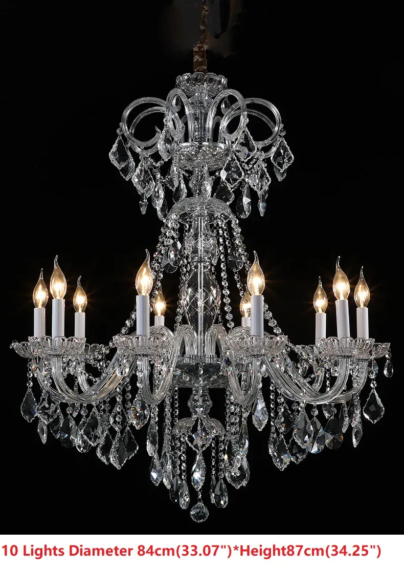 Lustre vintage a pampilles en verre