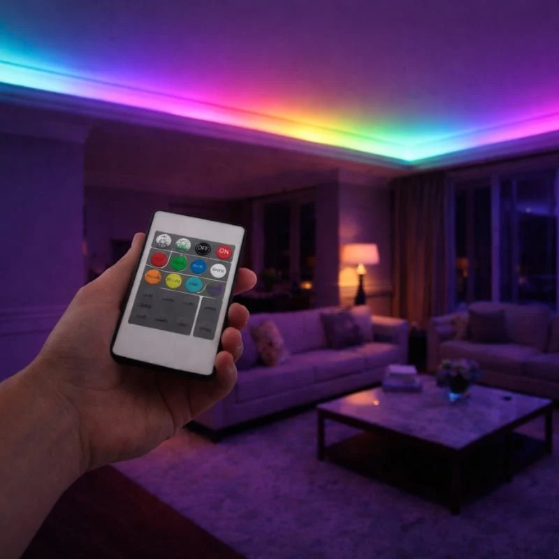 Contrôleur RGB & Alimentation pour Ruban LED 220V RGB