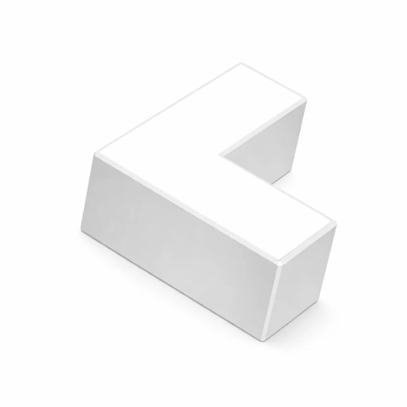 Connecteur L 90° 8W pour Suspension Linéaire Interconnectable BLANC