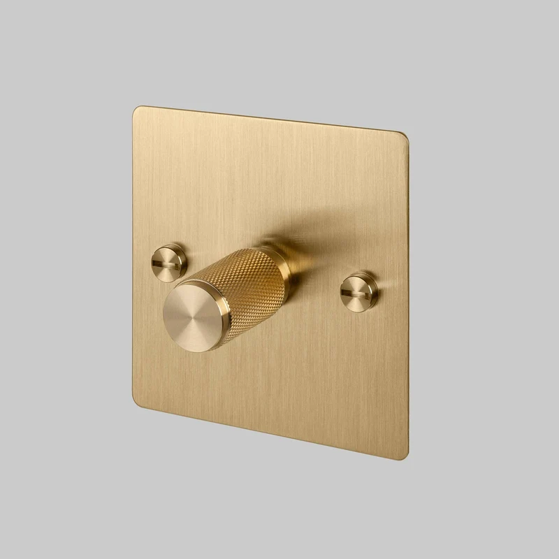Buster + Punch Dimmer Switch Cross 1G-4G 120W